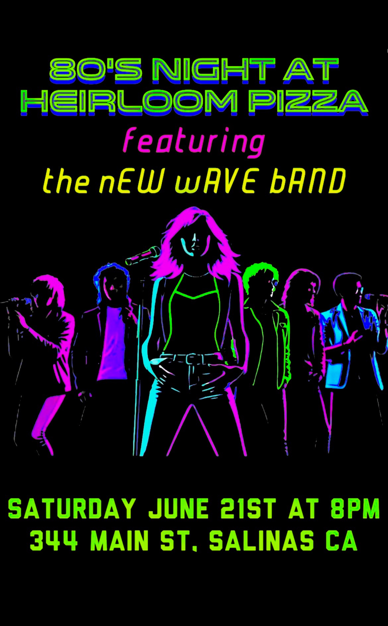 80’S Night & Costume Contest With The New Wave Band!!