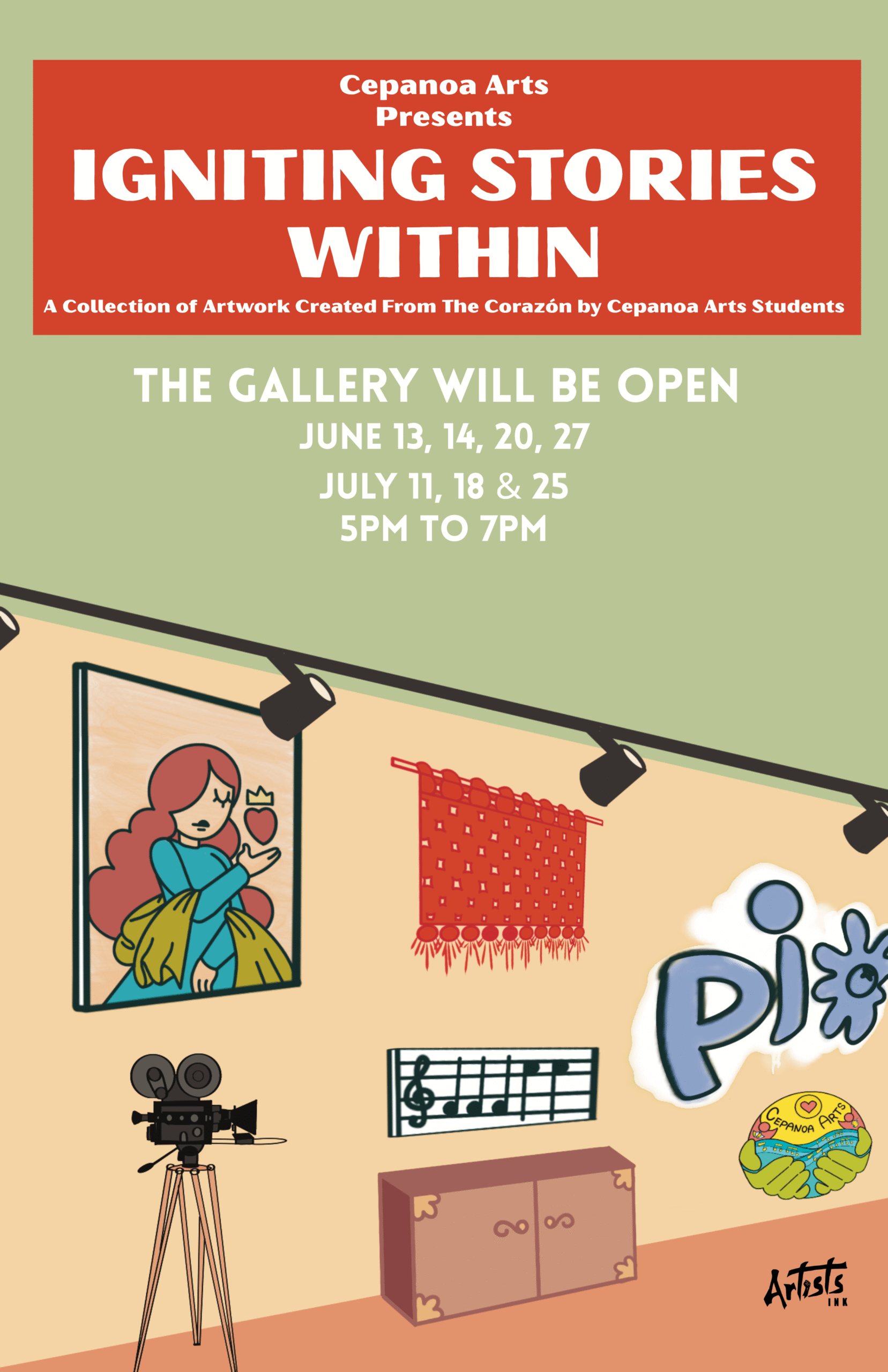 Cepanoa Arts Presents Open Studio By Artists Ink