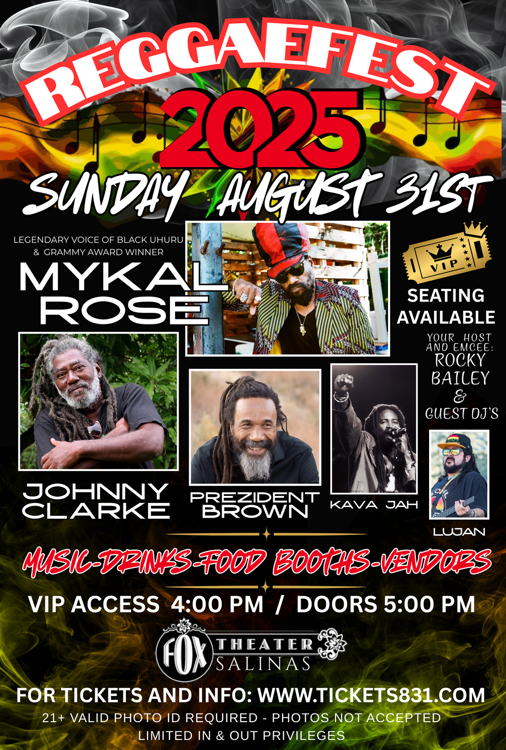 Reggaefest 2025 By Fox Theater