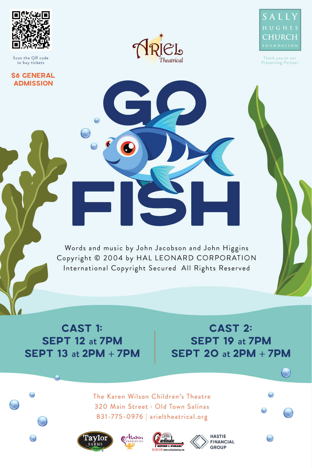 GO FISH – CAST ONE by ARIEL Theatrical