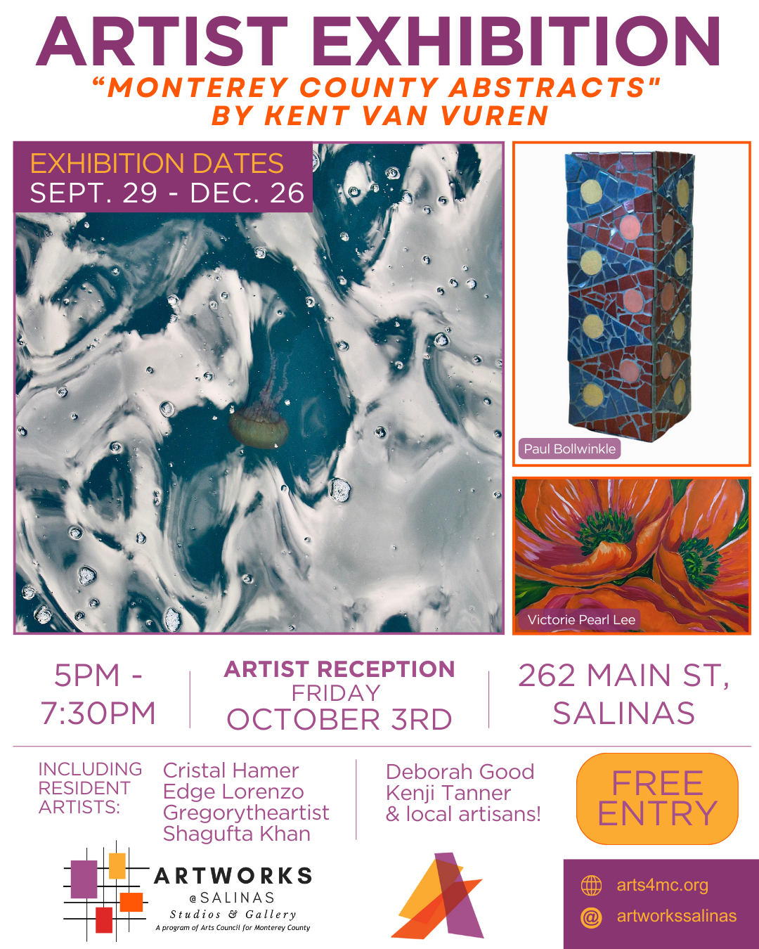 First Friday Artist Reception at ArtWorks @Salinas by Artworks @ Salinas