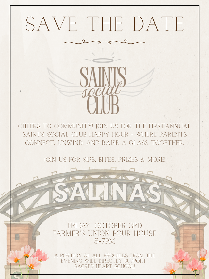 Saints Social Club Happy Hour by Sacred Heart School