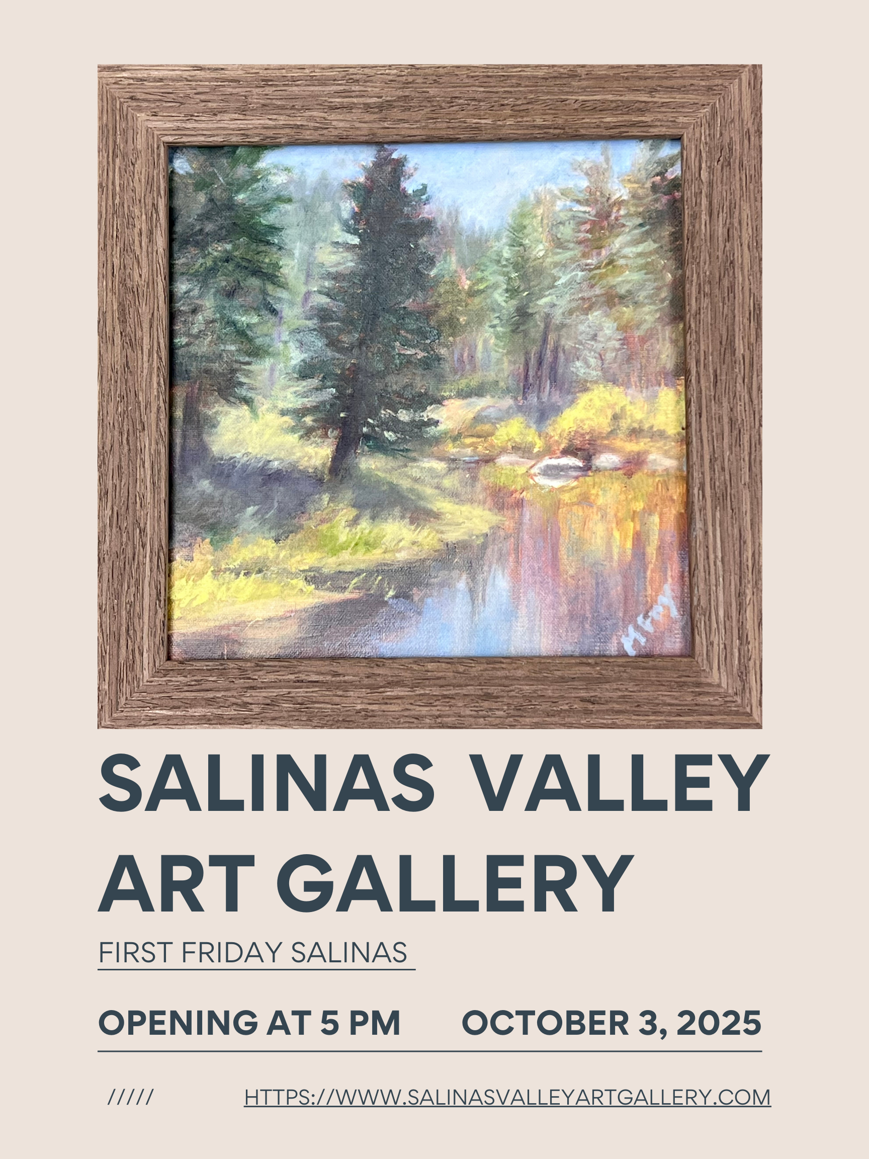 First Friday Artist Reception  by Salinas Valley Art Gallery