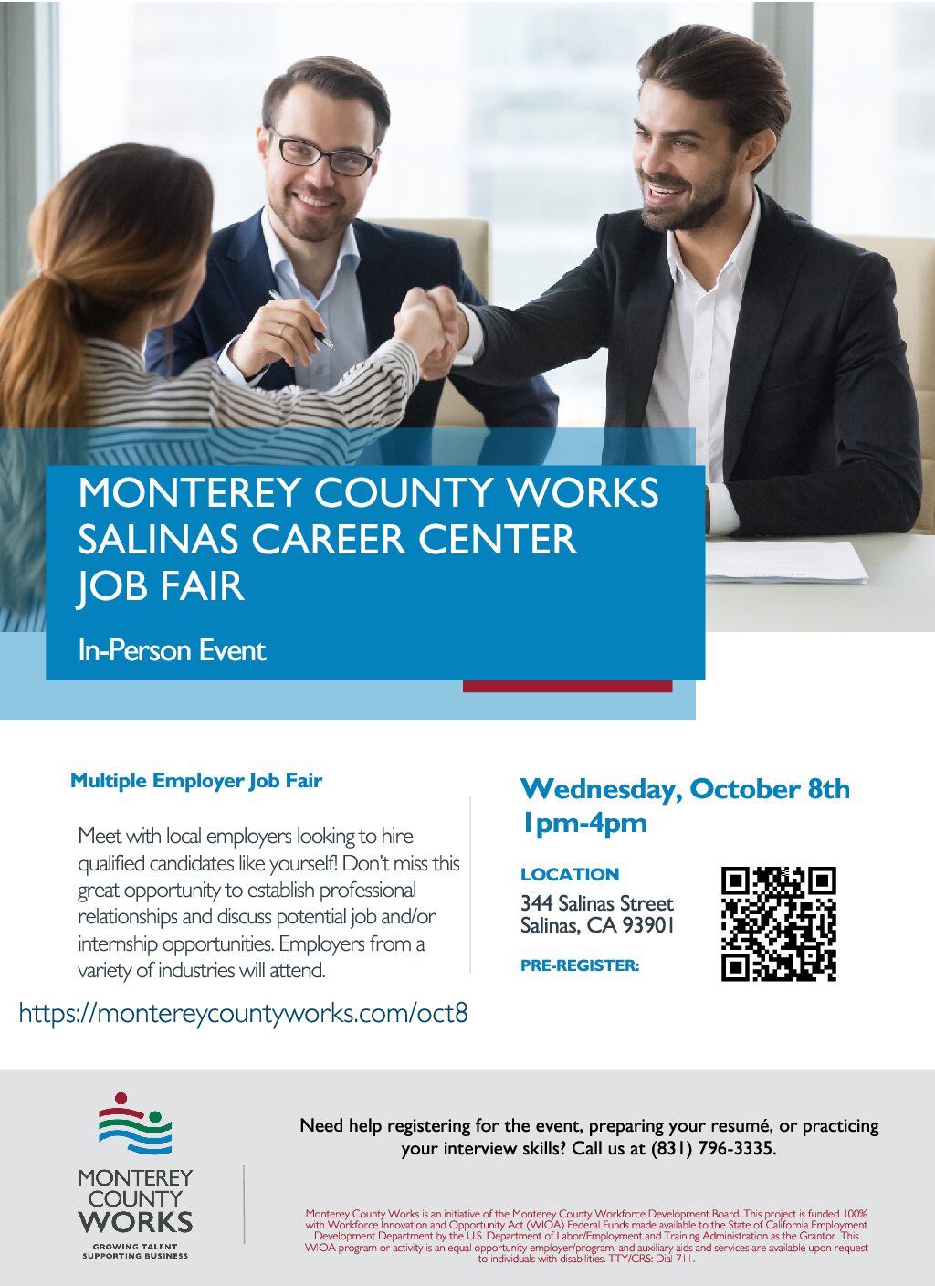 Multiple Employer Job Fair by Monterey County Works