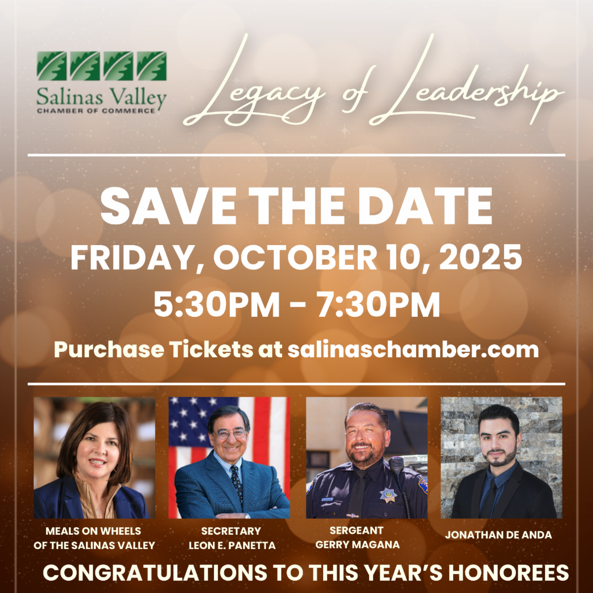 2025 Legacy of Leadership Gala by Salinas Valley Chamber of Commerce
