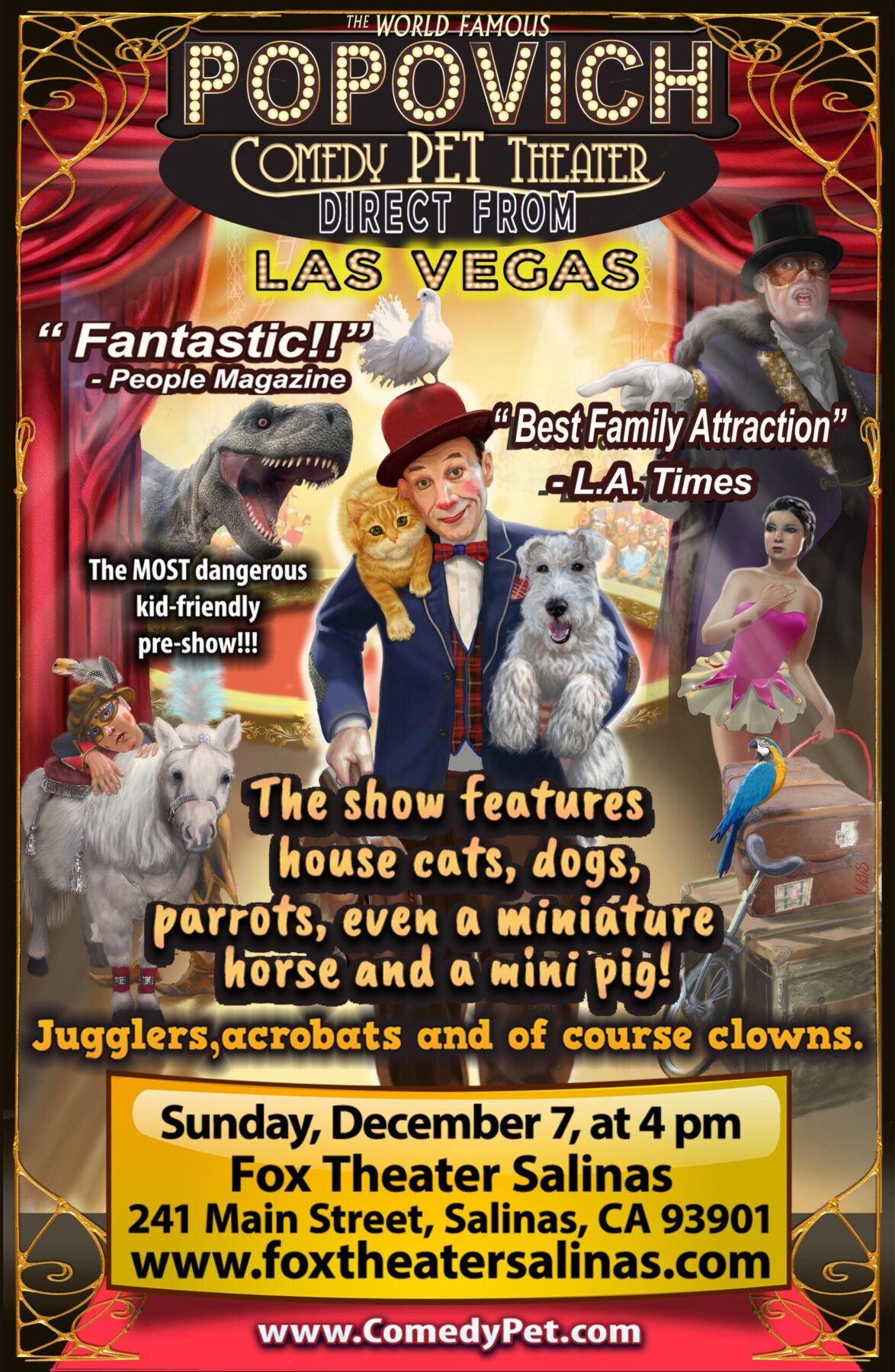 The World Famous Popovich Comedy Pet Theater by Fox Theater