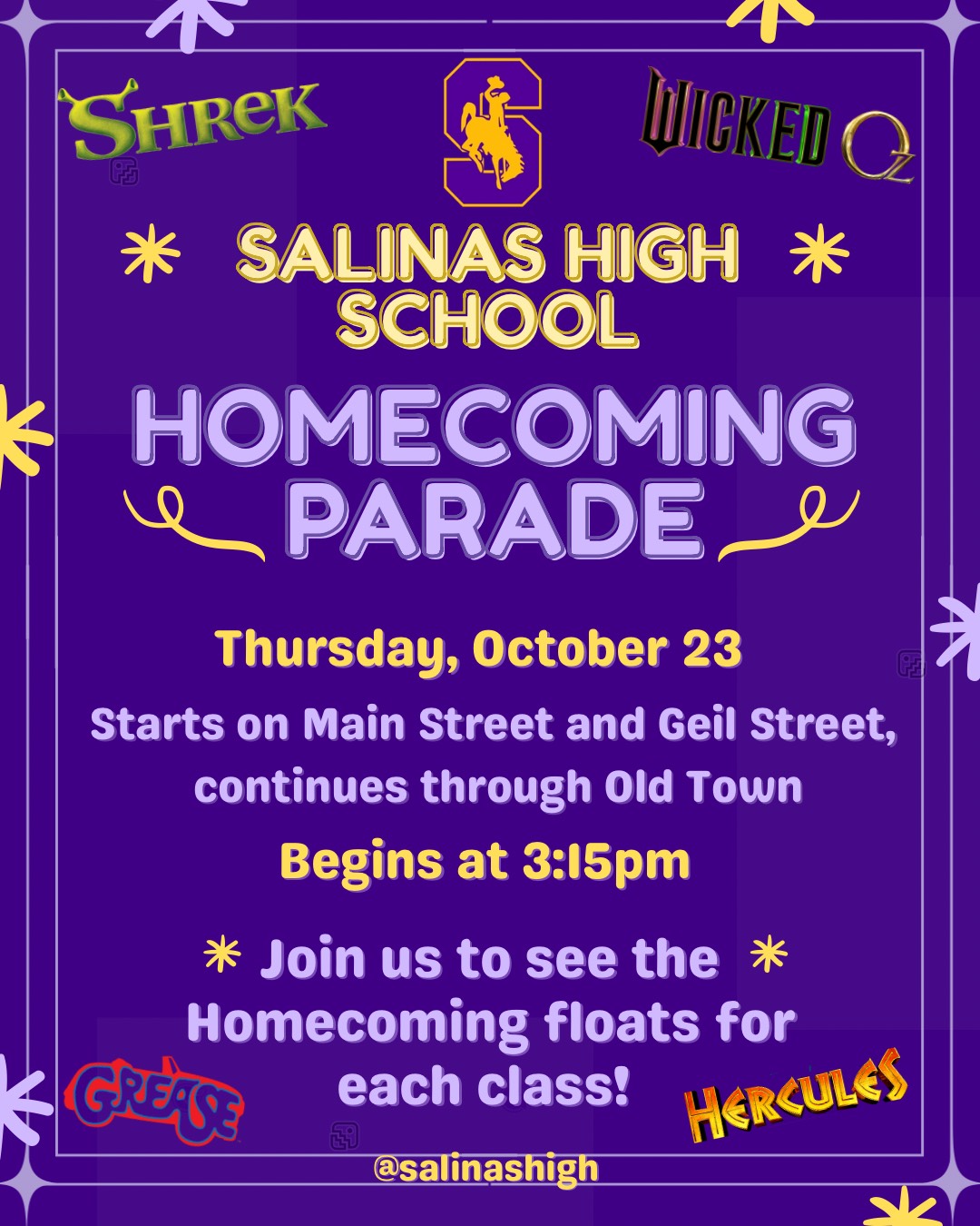 Homecoming Parade by Salinas High School