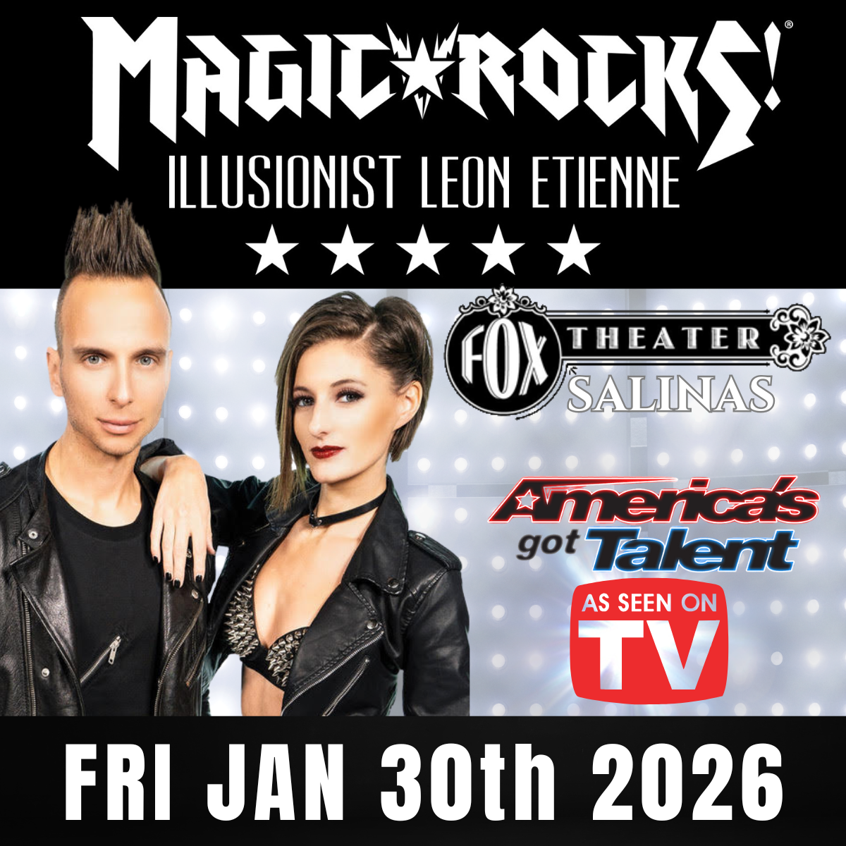Magic Rocks With Illusionist Leon Etienne by Fox Theater