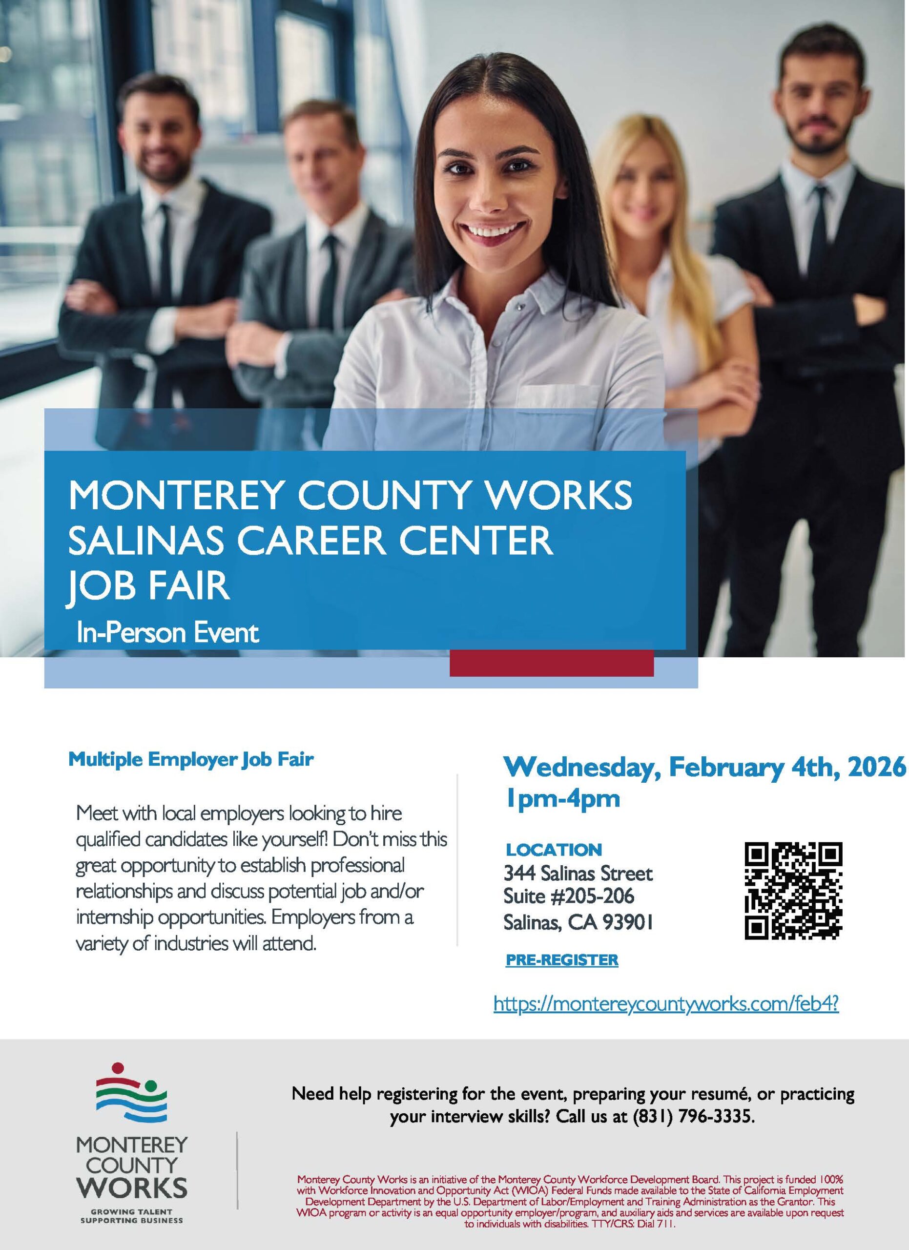 Multiple Employer Job Fair by Monterey County Works