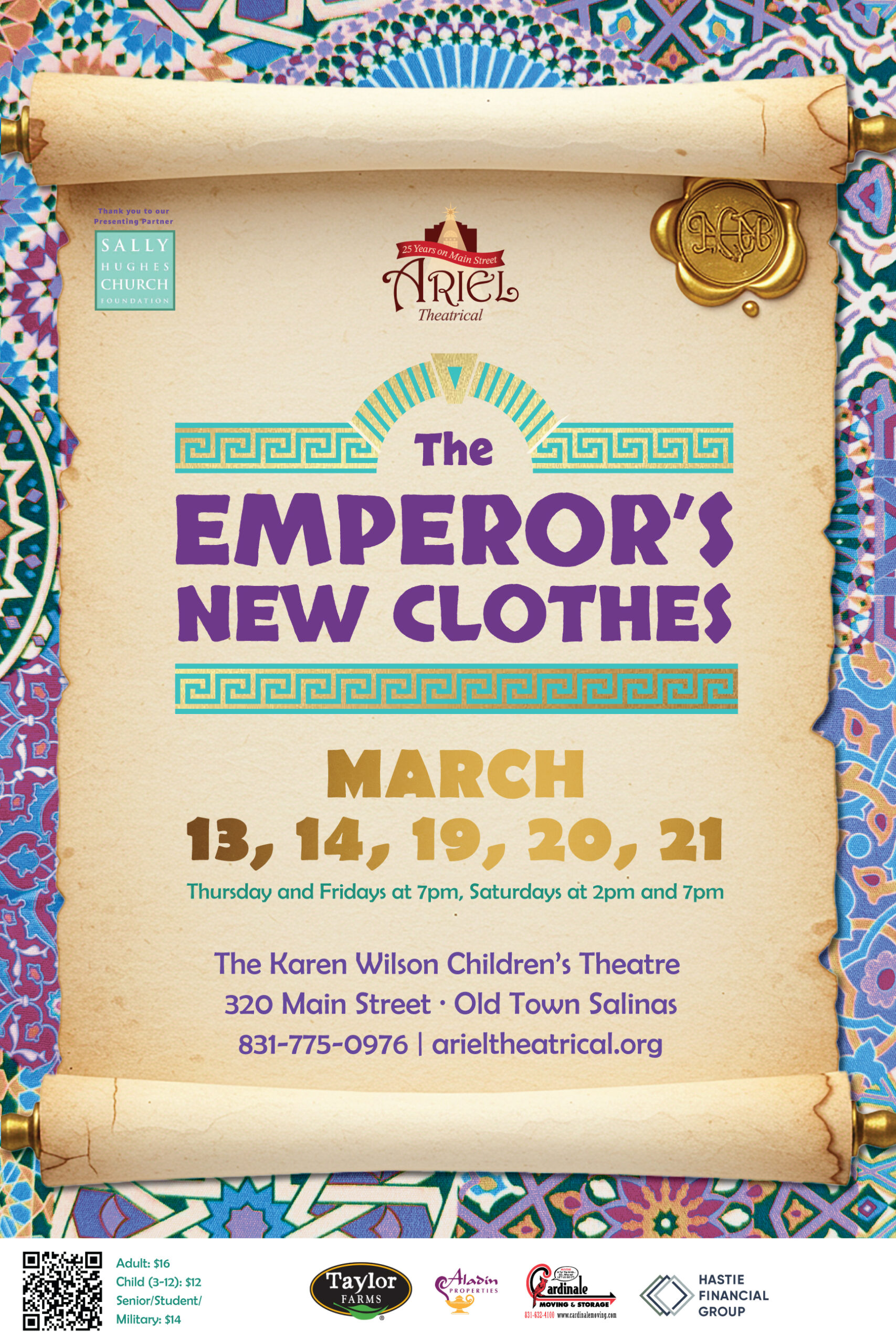 THE EMPEROR’S NEW CLOTHES by ARIEL Theatrical