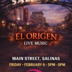 Live Music flyer. The event is organized by El Orgin and scheduled on February 6, 2026.
