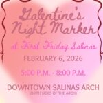 Galentine's Night Market flyer. The event is organized by Third Eye Trees and scheduled on February 6, 2026.