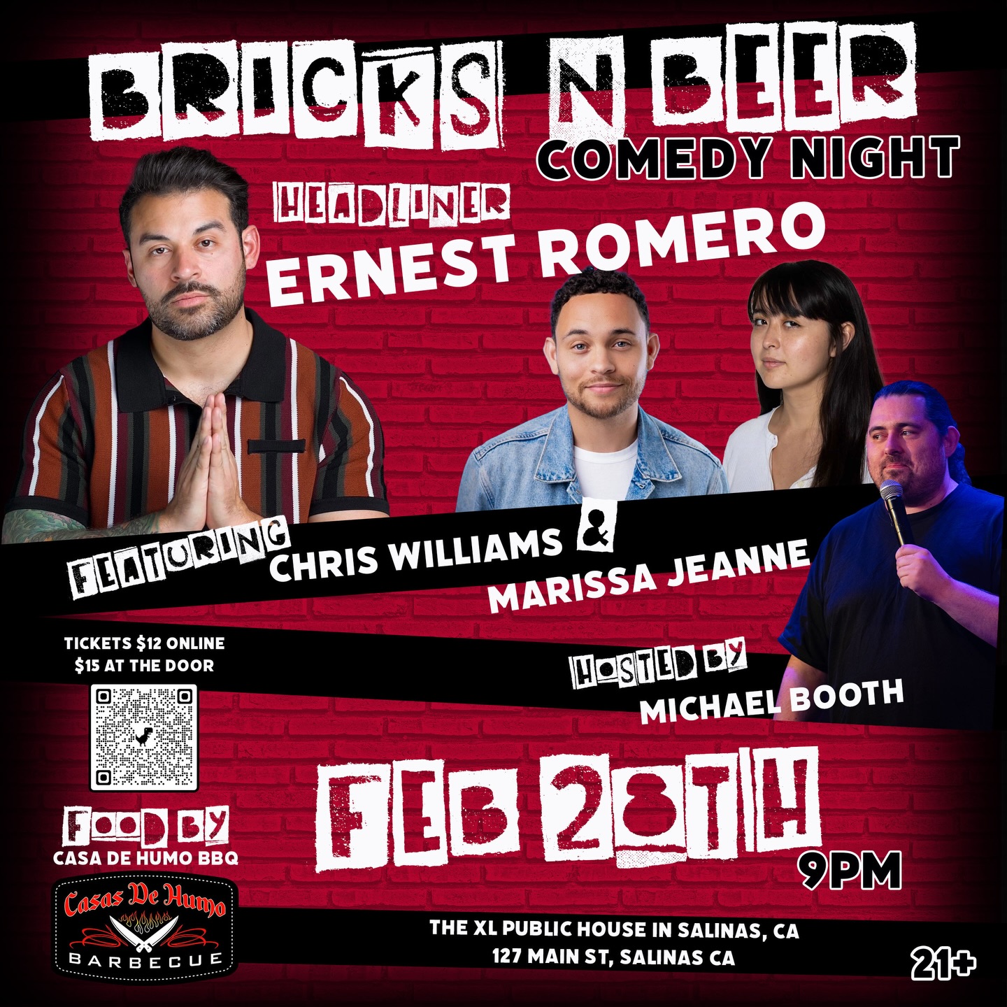 Bricks and Beer Comedy Night by XL Public House