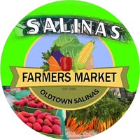 Salinas Farmers Market flyer. The event is organized by Oldtown Salinas Foundation and scheduled on August 29, 2026. The event is located at or on 300 Block.